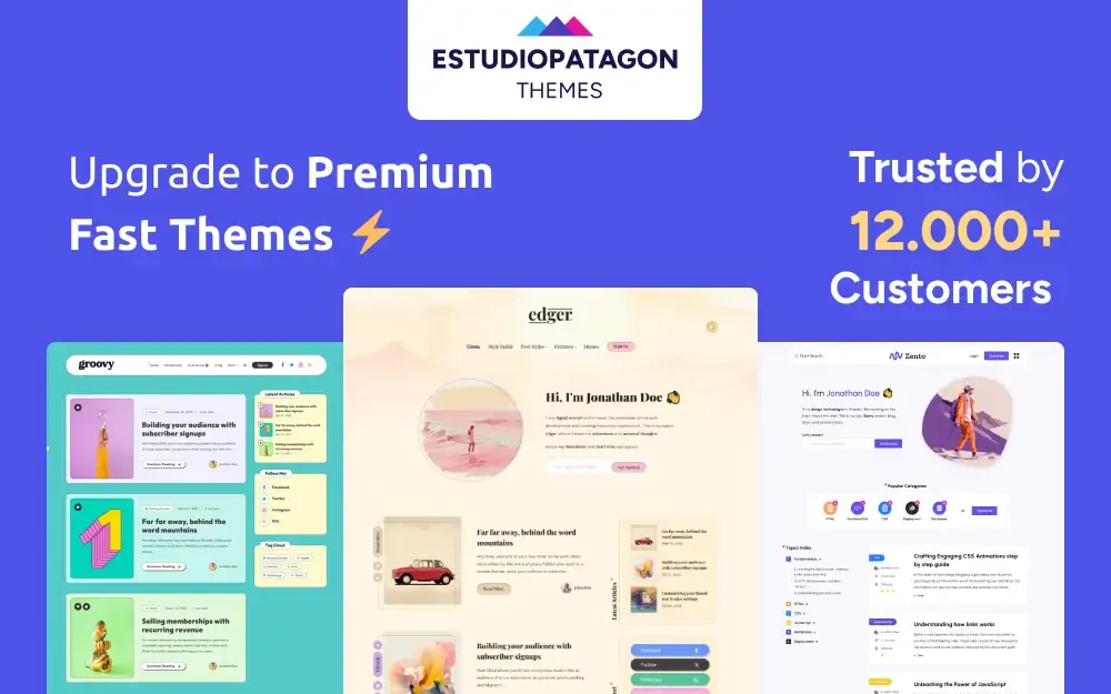 Upgrade to Premium Fast Themes