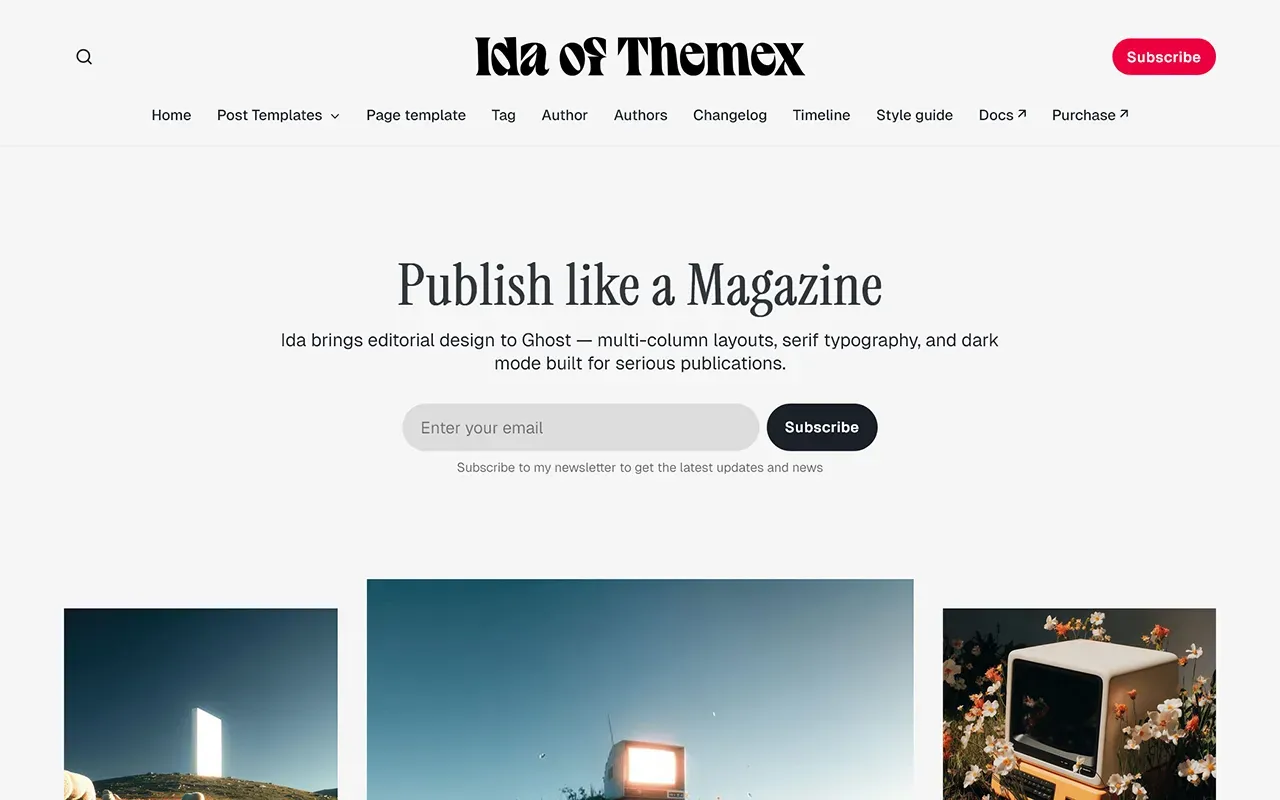 Ida Ghost Theme