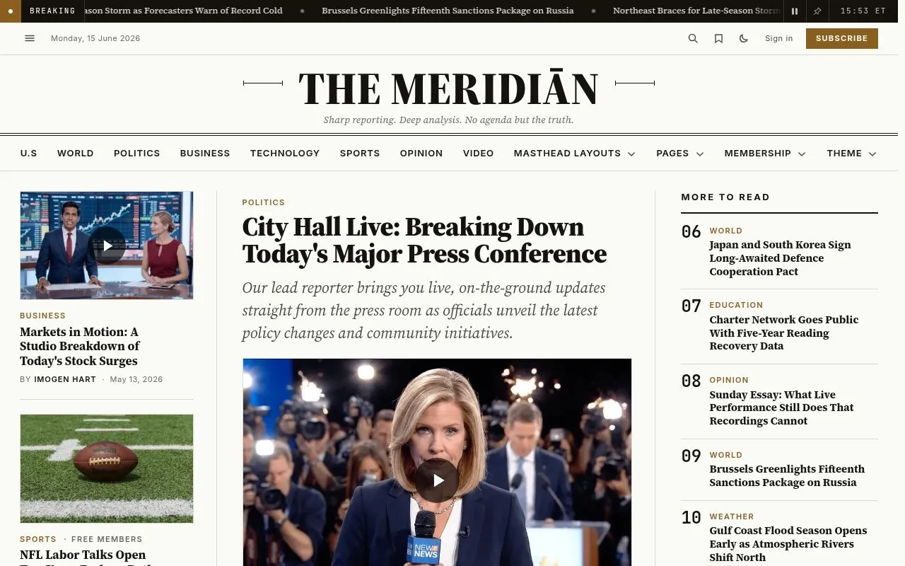Meridian Ghost Theme