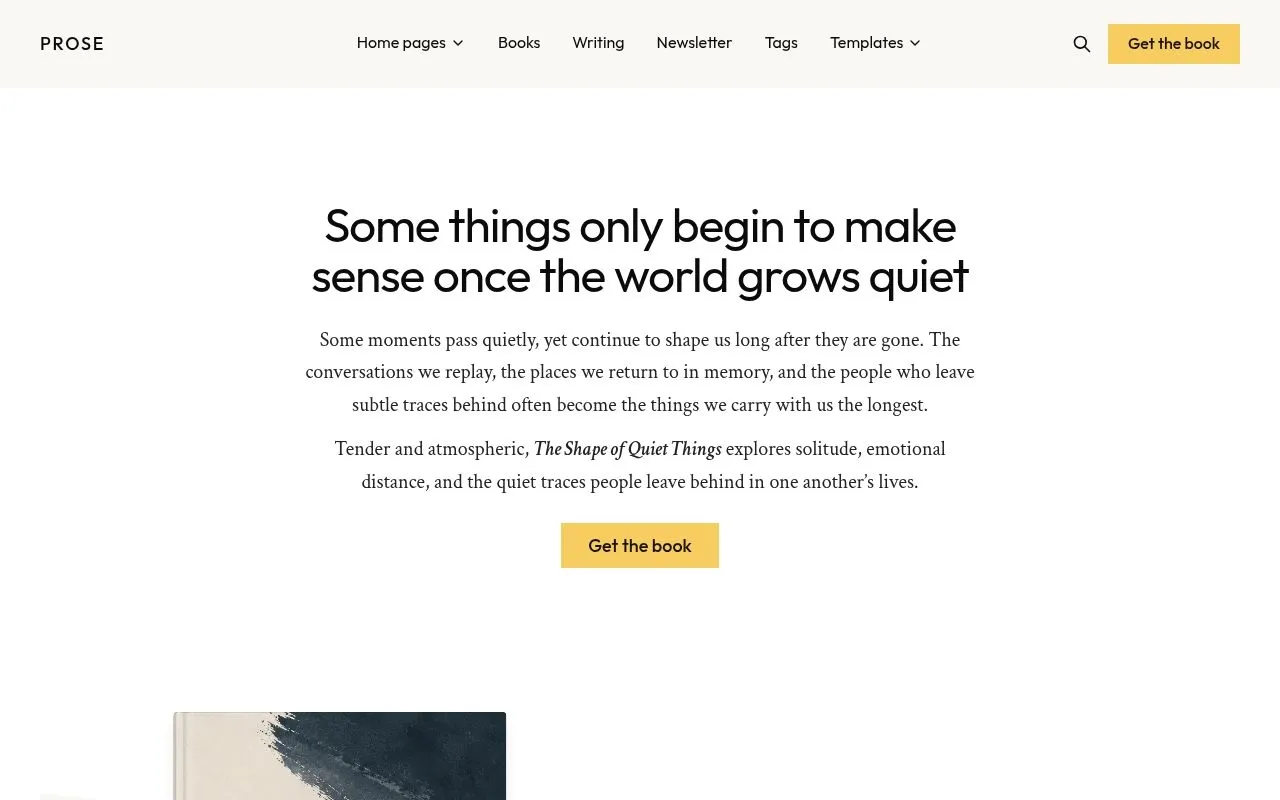 Prose Ghost Theme